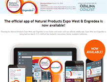 Tablet Screenshot of m.expowest.com